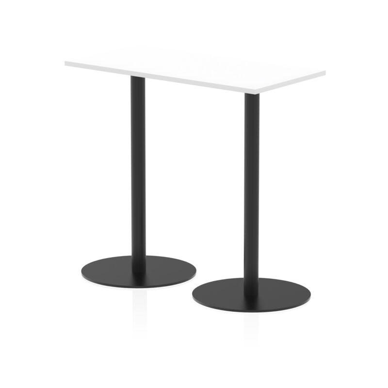 Sintra Slimline Rectangular Poseur Table Black Leg - Image 9