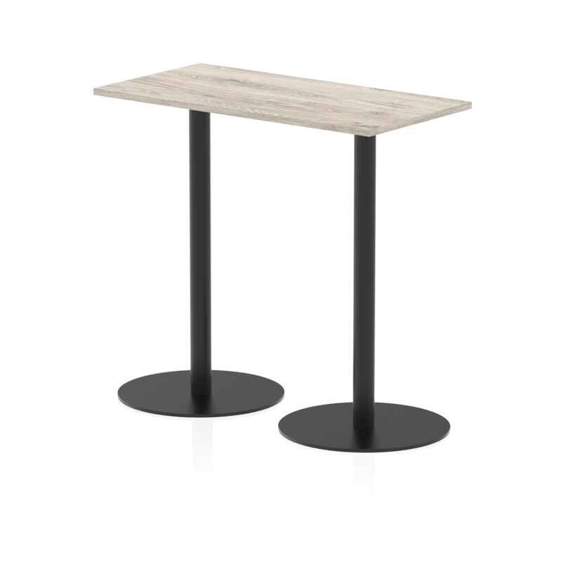 Sintra Slimline Rectangular Poseur Table Black Leg - Image 12