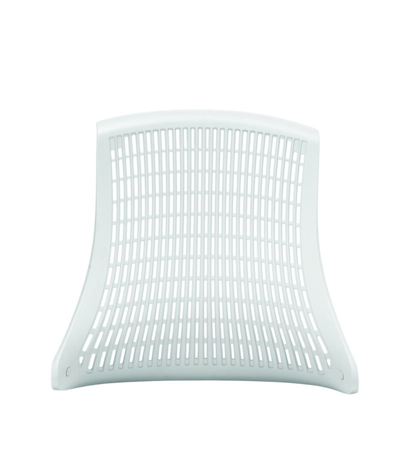 Swift Medium Back White Frame Task Operator Office Chair with Arms - Image 18