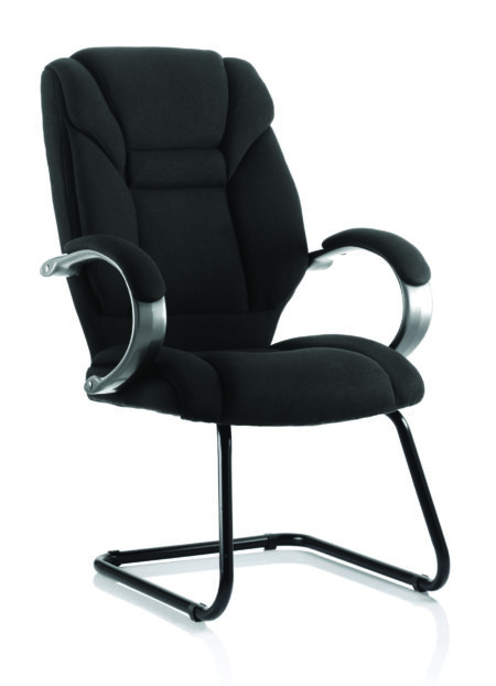Snap High Back Cantilever Visitor Chair with Arms
