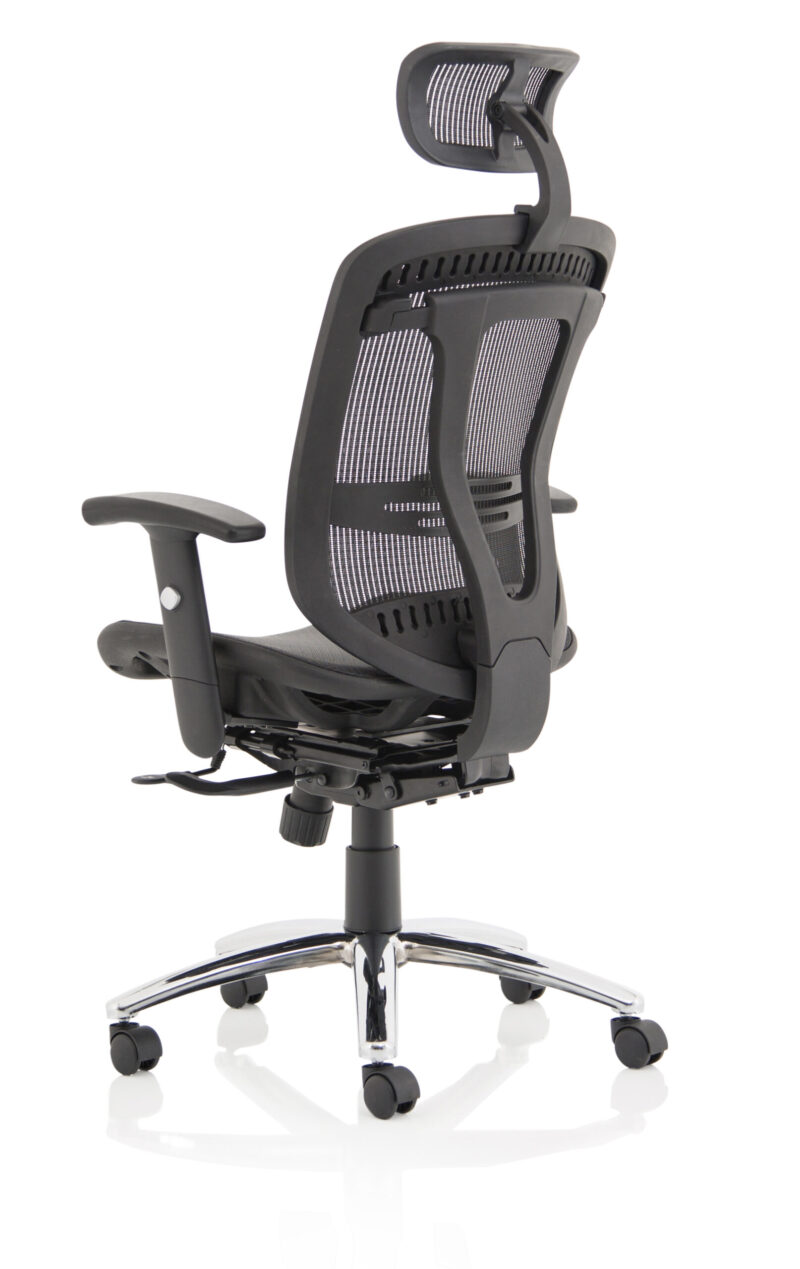 Mint II Mesh Back Task Operator Office Chair with Height Adjustable Arms - Image 5