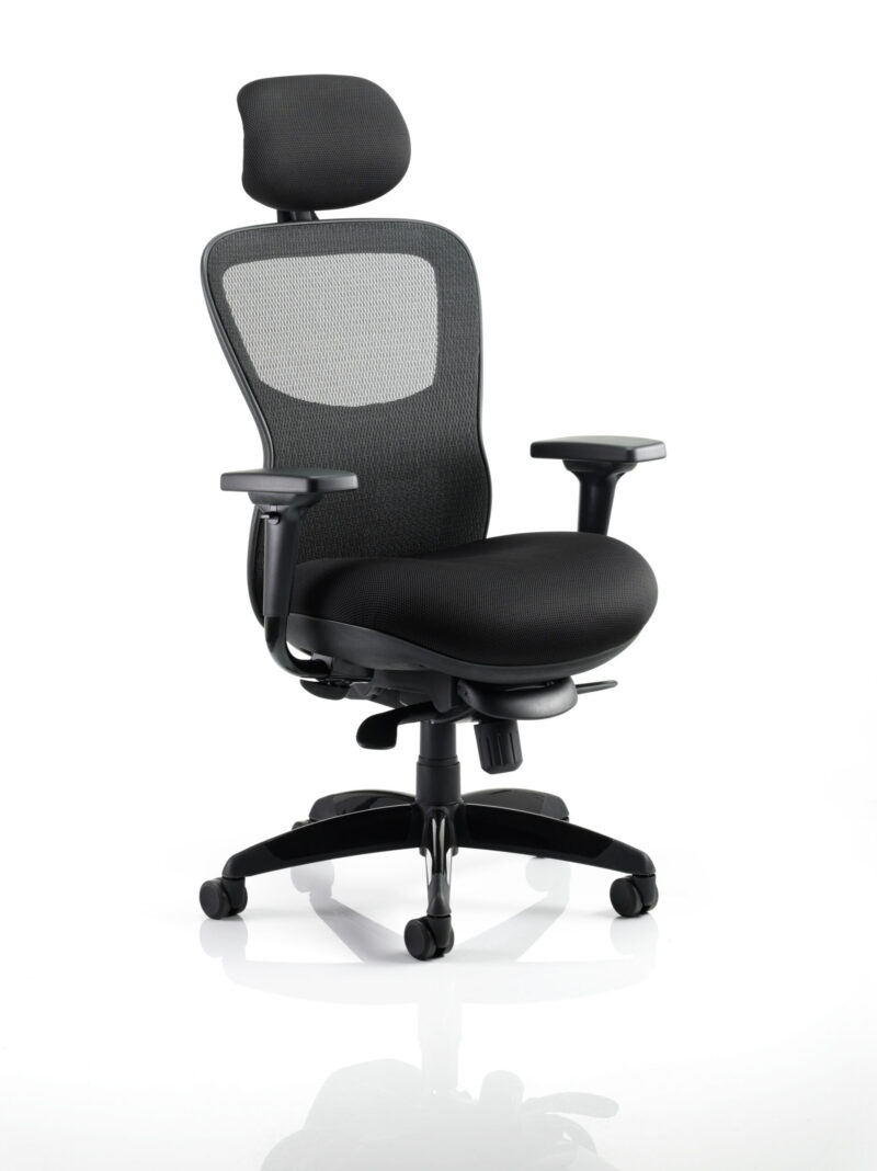 Boltin Shadow High Mesh Back Ergonomic Posture Chair with Arms - Image 25