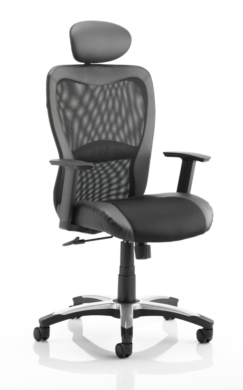 Parc II Mesh Back Executive Office Chair with Arms - Image 6