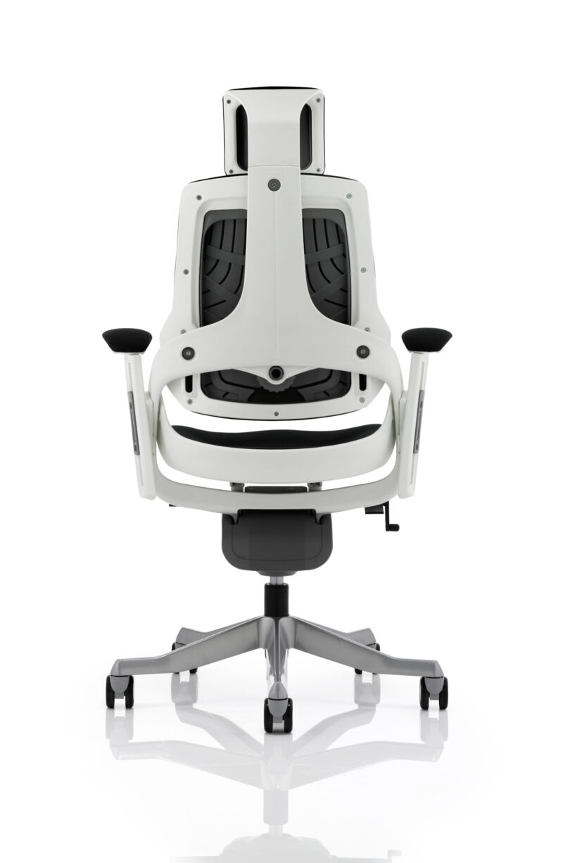 Grasp High Back White Shell Executive Office Chair with Arms - Image 28