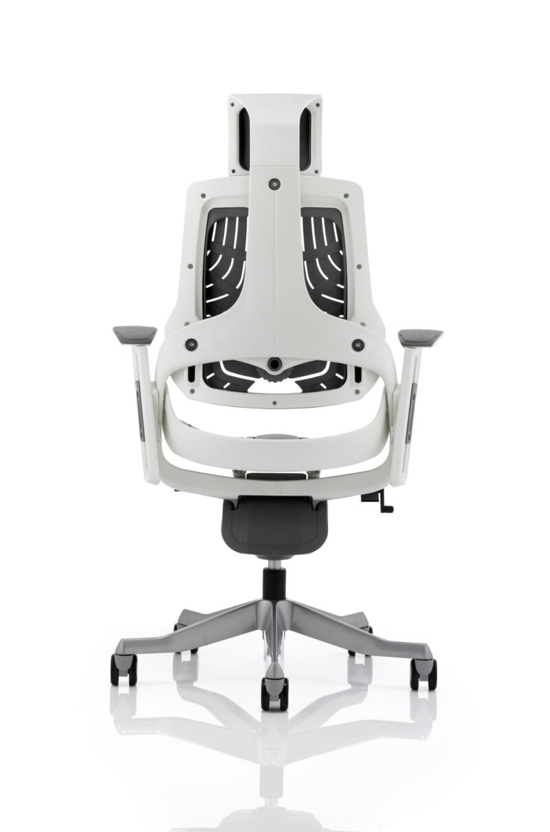 Grasp High Back White Shell Executive Office Chair with Arms - Image 41