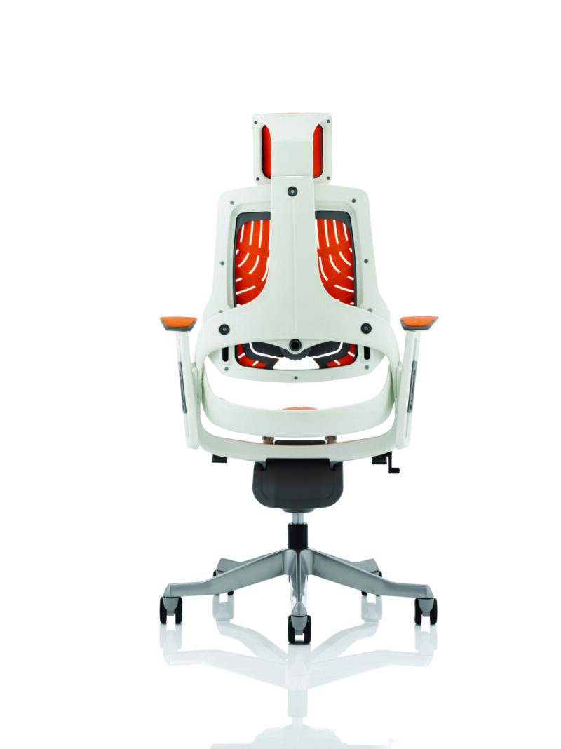 Grasp High Back White Shell Executive Office Chair with Arms - Image 47