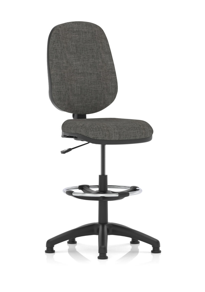Slide Plus I Medium Back Task Operator Office Chair with Hi Rise Draughtsman Kit - Image 3