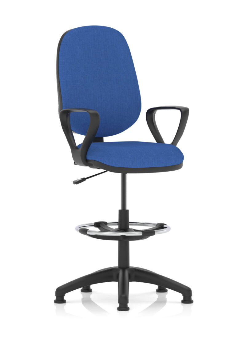 Slide Plus I Medium Back Task Operator Office Chair with Hi Rise Draughtsman Kit - Image 5
