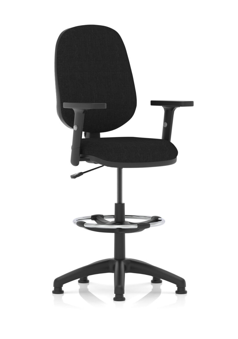 Slide Plus I Medium Back Task Operator Office Chair with Hi Rise Draughtsman Kit - Image 7
