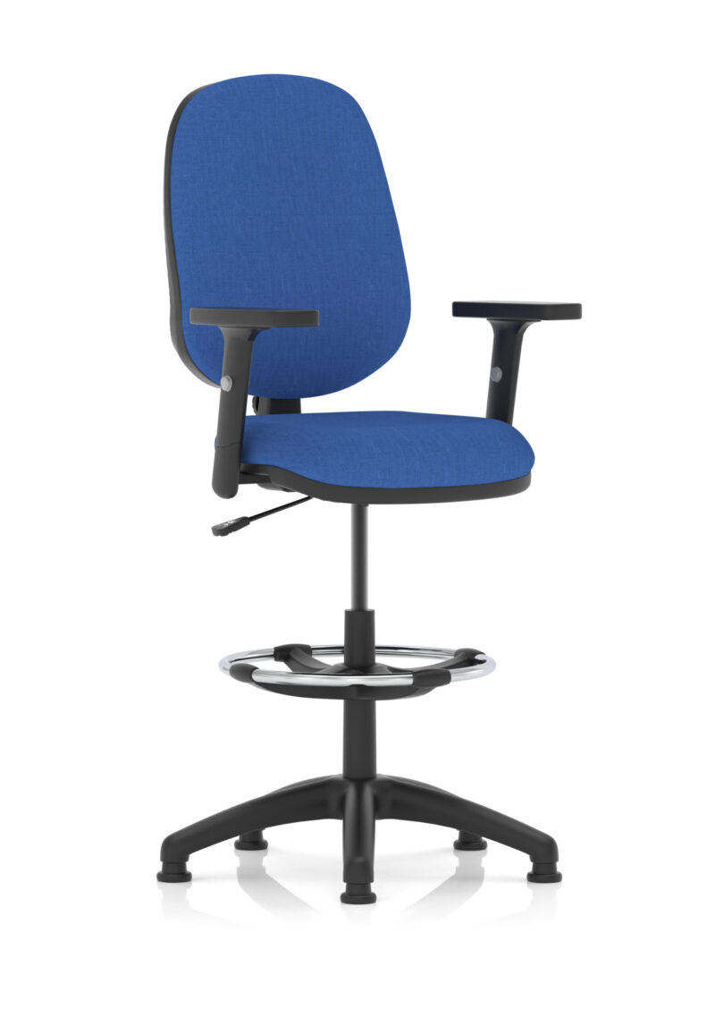 Slide Plus I Medium Back Task Operator Office Chair with Hi Rise Draughtsman Kit - Image 8
