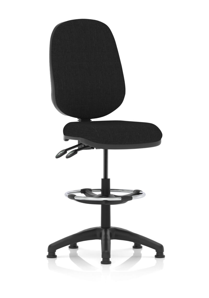 Slide Plus II Task Operator Office Chair with Hi Rise Draughtsman Kit
