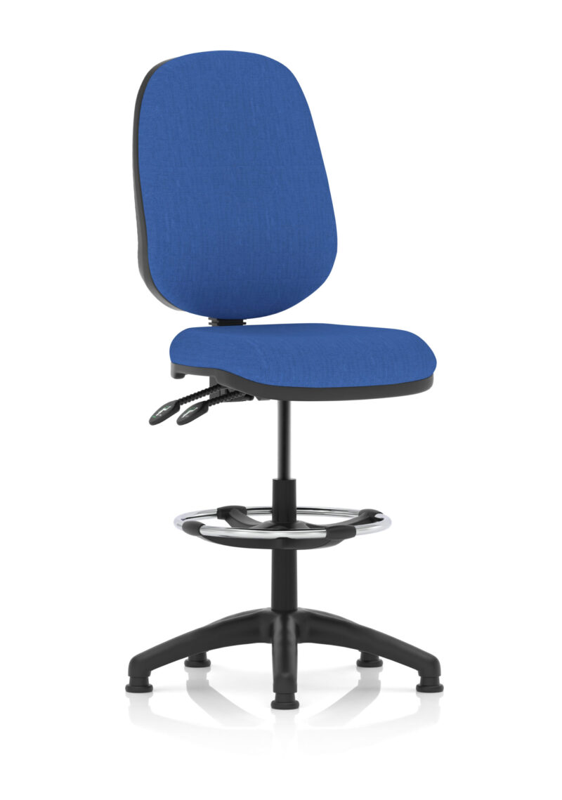 Slide Plus II Task Operator Office Chair with Hi Rise Draughtsman Kit - Image 4
