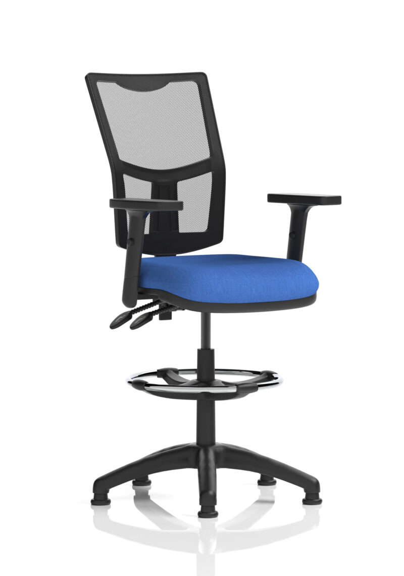 Slide Plus II Medium Mesh Back Task Operator Office Chair - Image 16