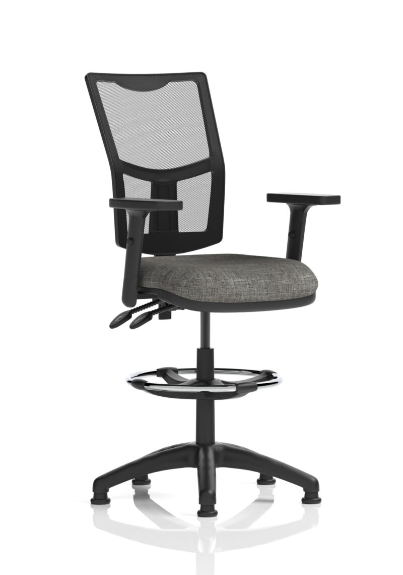 Slide Plus II Medium Mesh Back Task Operator Office Chair - Image 23
