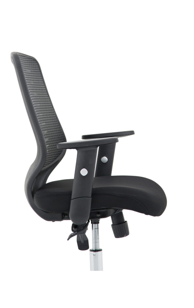 Croft Medium Mesh Back Task Operator Office Chair with Arms - Image 3