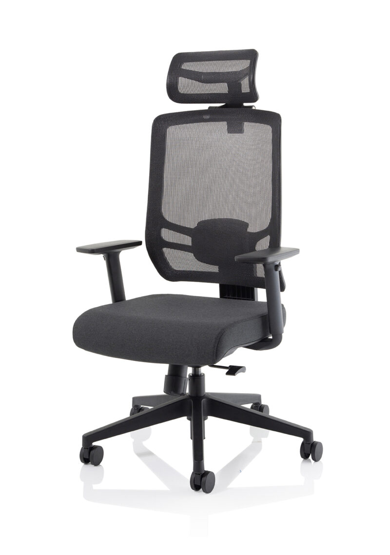 Anchor Twist High Mesh Back Anchornomic Task Operator Office Chair with Arms - Image 3