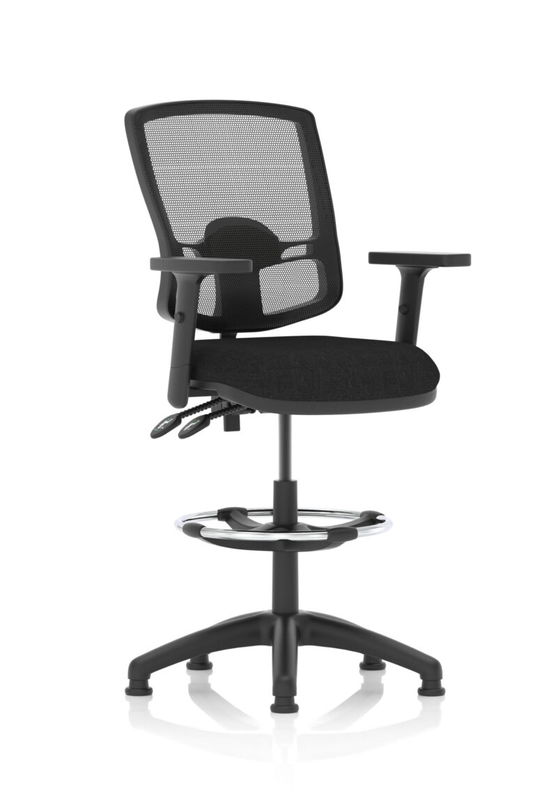 Slide Plus II Deluxe Mesh Back Task Operator Office Chair - Image 6