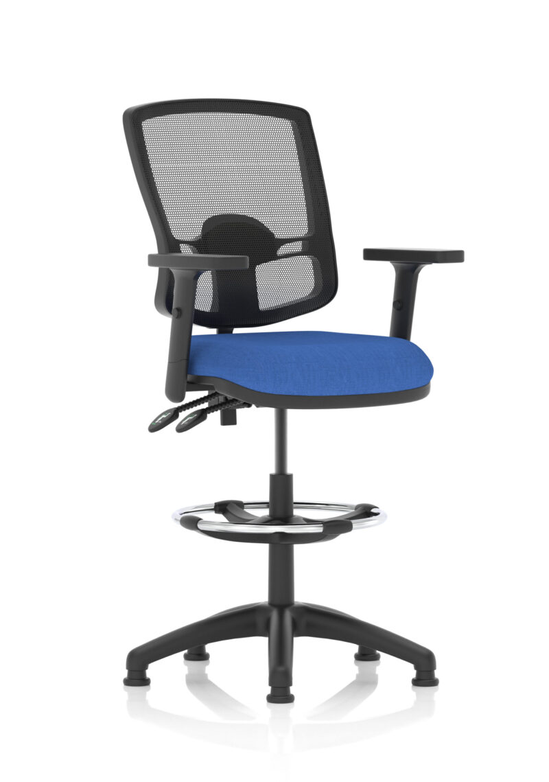 Slide Plus II Deluxe Mesh Back Task Operator Office Chair - Image 13