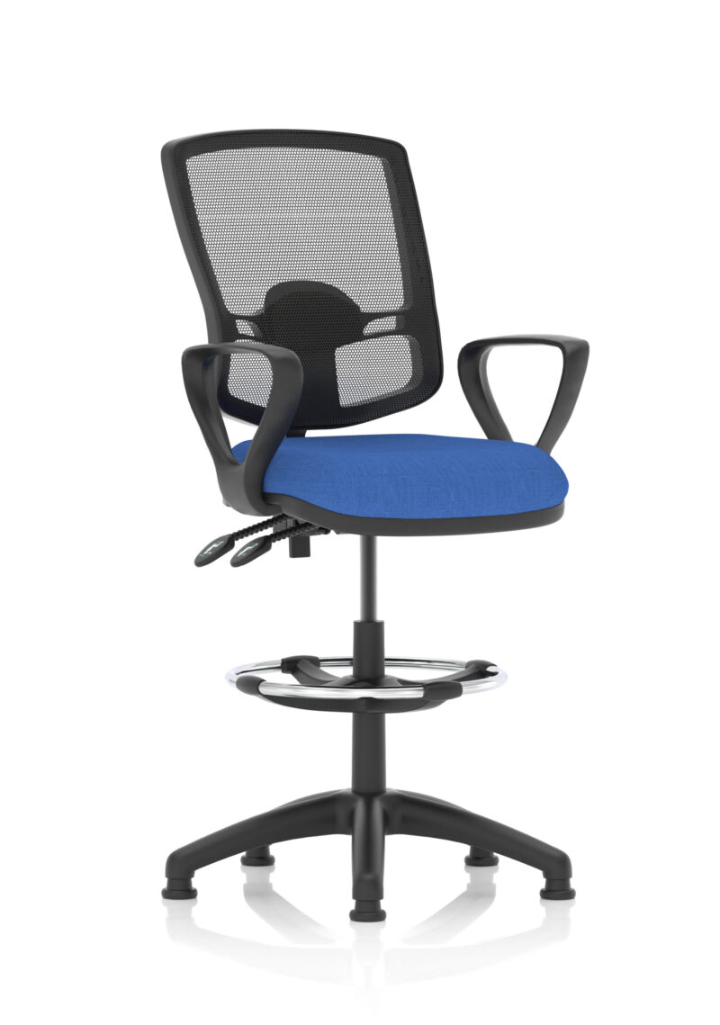 Slide Plus II Deluxe Mesh Back Task Operator Office Chair - Image 11