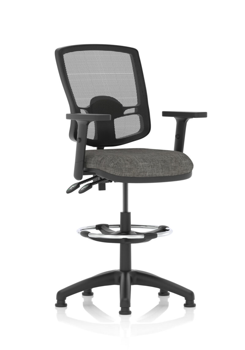 Slide Plus II Deluxe Mesh Back Task Operator Office Chair - Image 20