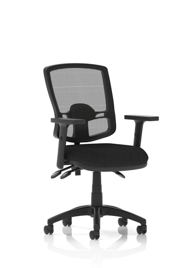 Slide Plus III Deluxe Medium Mesh Back Task Operator Office Chair - Image 3