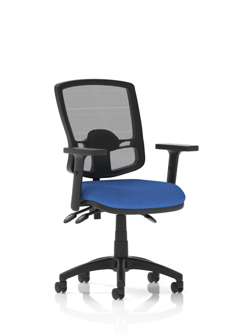 Slide Plus III Deluxe Medium Mesh Back Task Operator Office Chair - Image 7