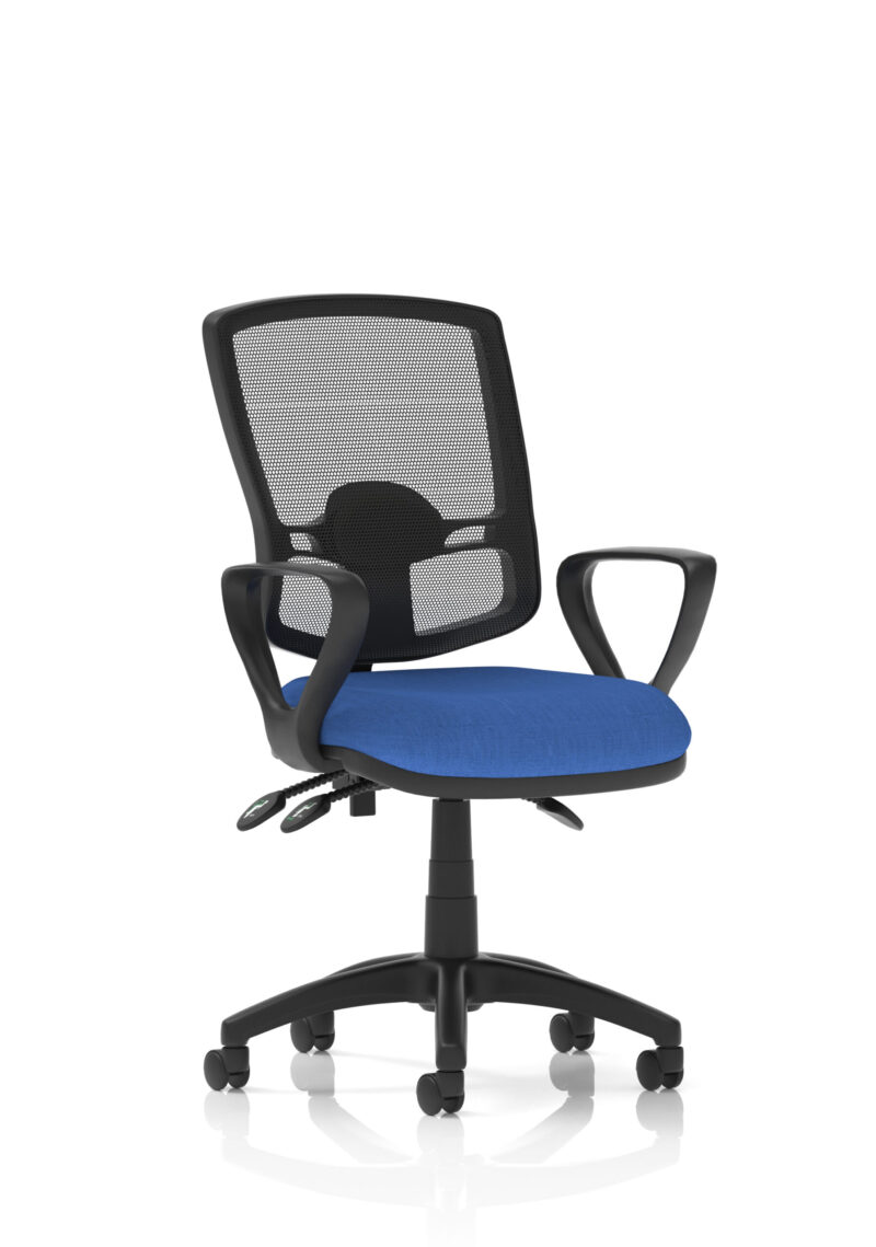 Slide Plus III Deluxe Medium Mesh Back Task Operator Office Chair - Image 6