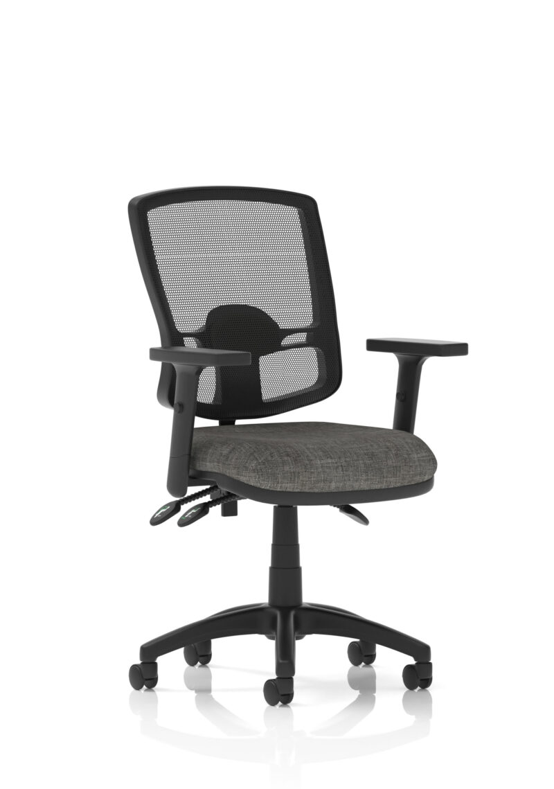 Slide Plus III Deluxe Medium Mesh Back Task Operator Office Chair - Image 11