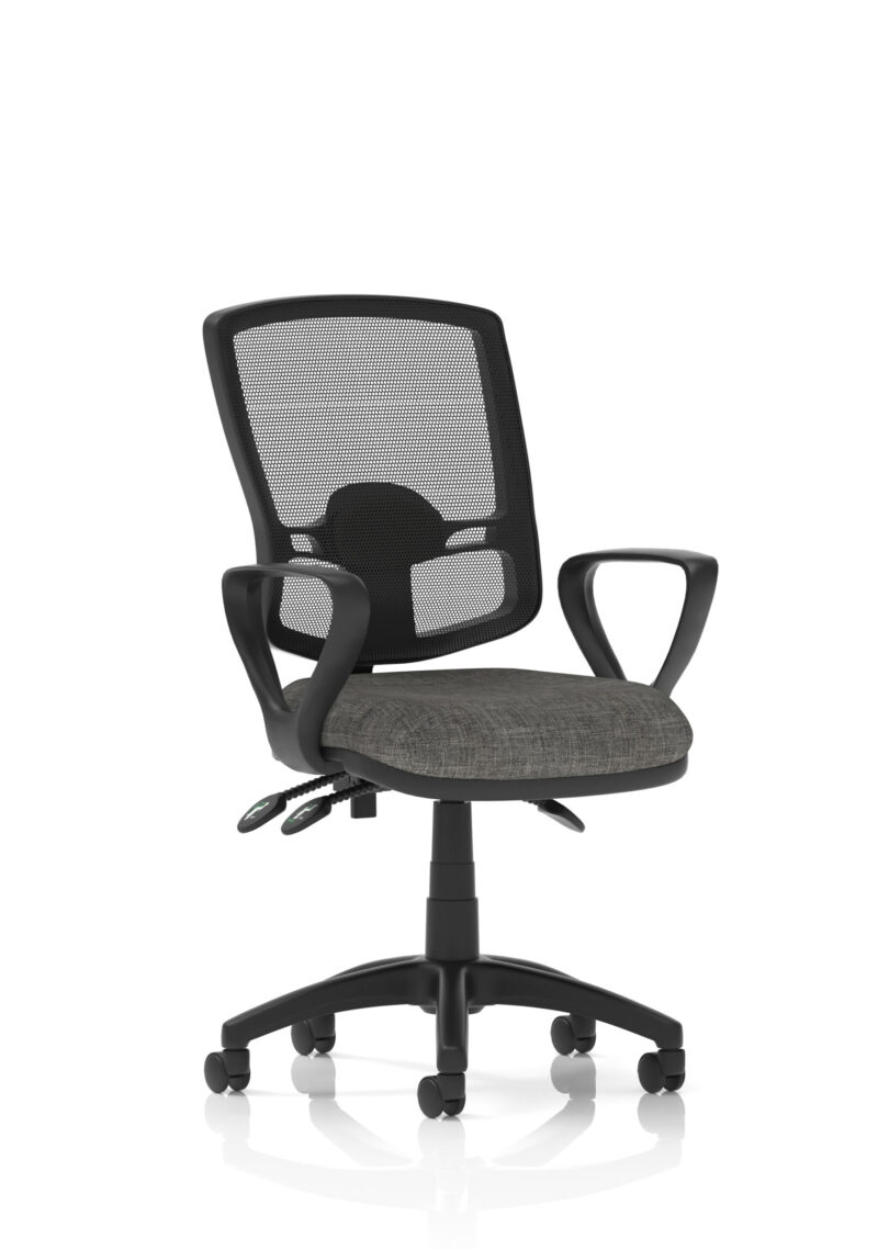Slide Plus III Deluxe Medium Mesh Back Task Operator Office Chair - Image 10