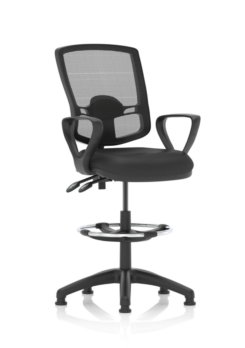 Slide Plus II Deluxe Mesh Back Task Operator Office Chair - Image 25