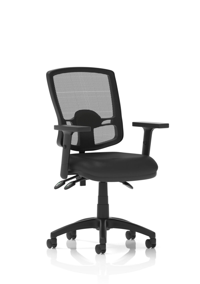 Slide Plus III Deluxe Medium Mesh Back Task Operator Office Chair - Image 22