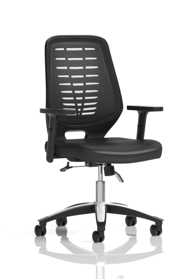 Croft Medium Mesh Back Task Operator Office Chair with Arms - Image 6