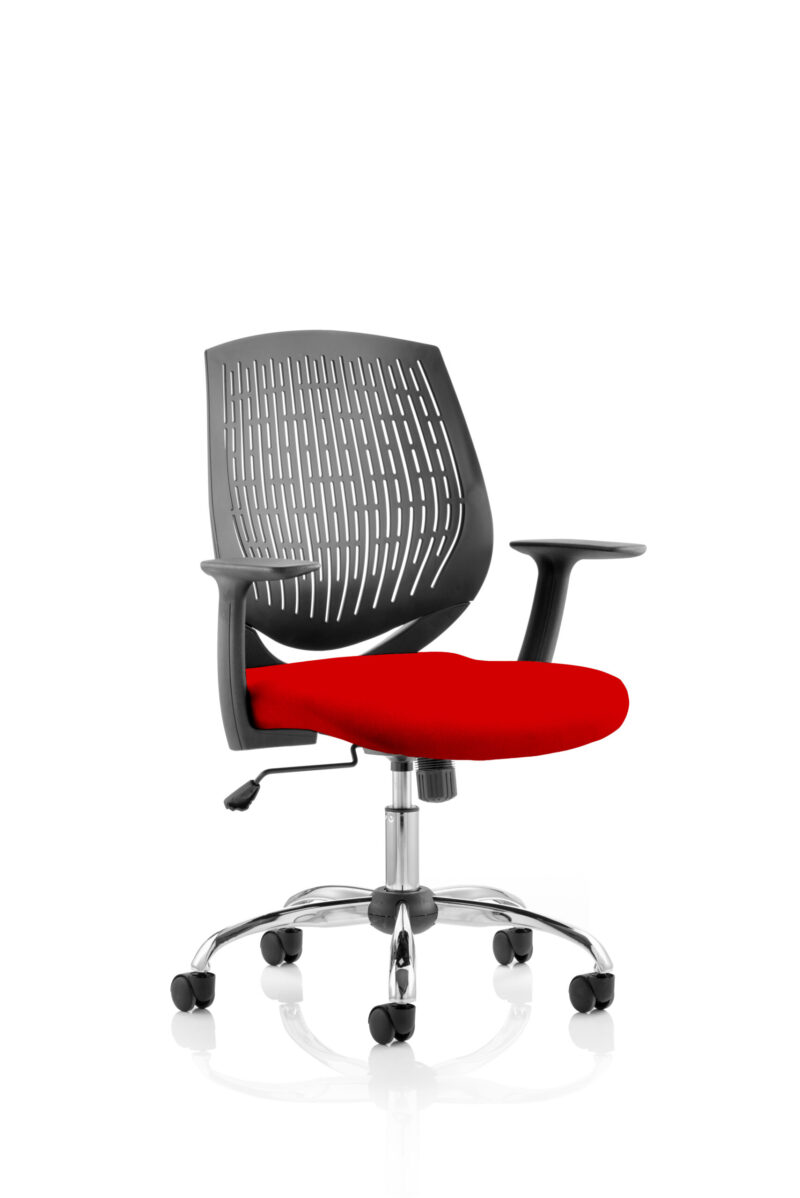 Lift Medium Back Task Operator Office Chair with Arms - Image 4