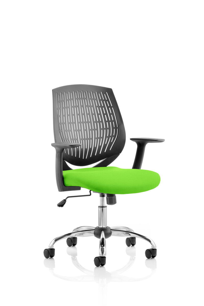 Lift Medium Back Task Operator Office Chair with Arms - Image 5