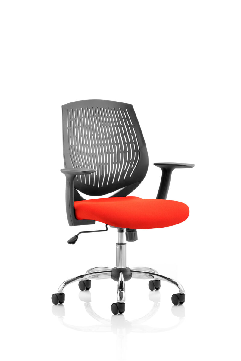 Lift Medium Back Task Operator Office Chair with Arms - Image 7