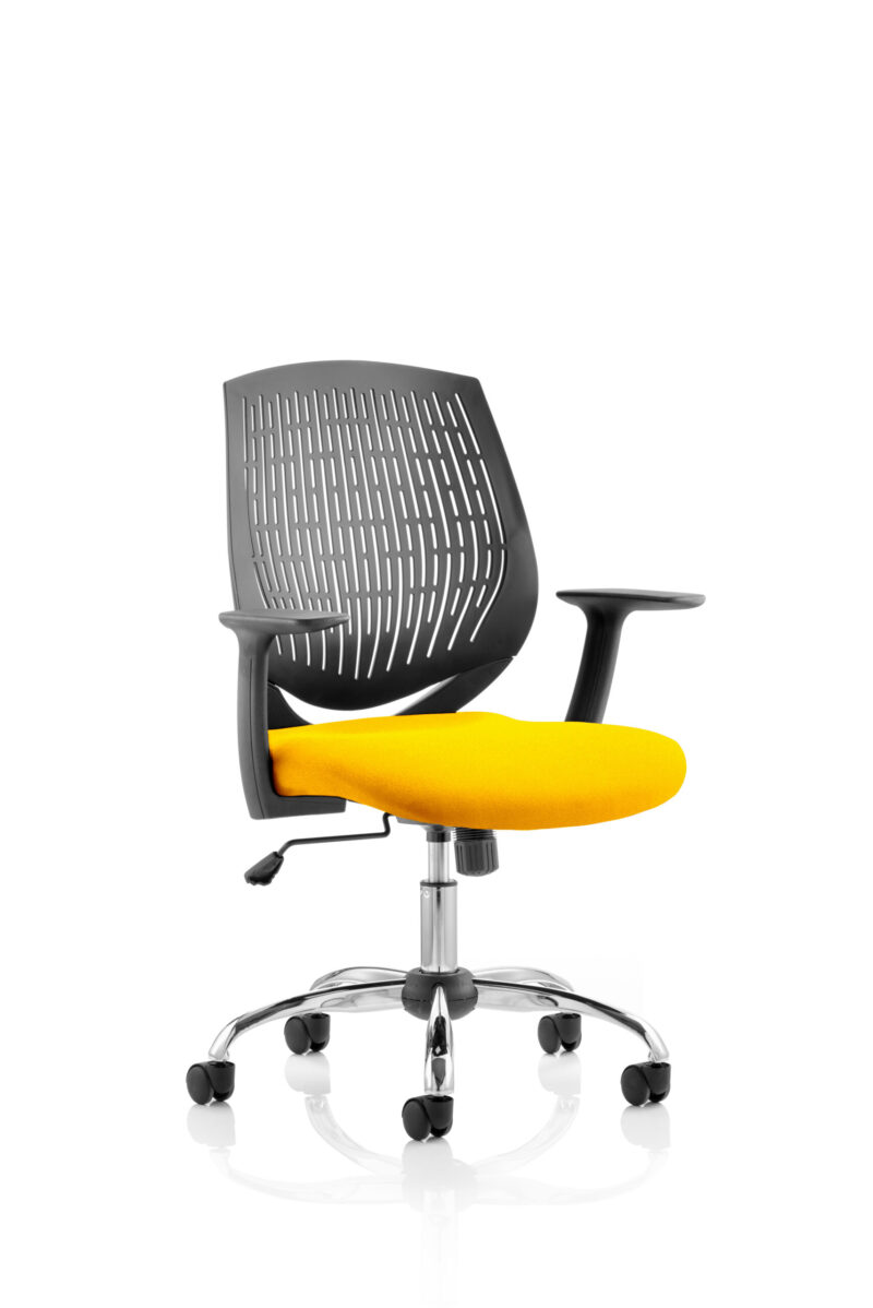 Lift Medium Back Task Operator Office Chair with Arms - Image 8