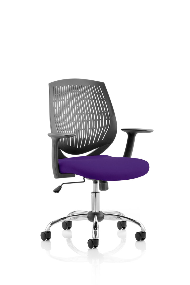 Lift Medium Back Task Operator Office Chair with Arms - Image 11