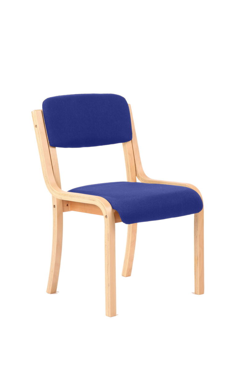 Spot Wooden Frame Visitor Chair with Arms - Image 13