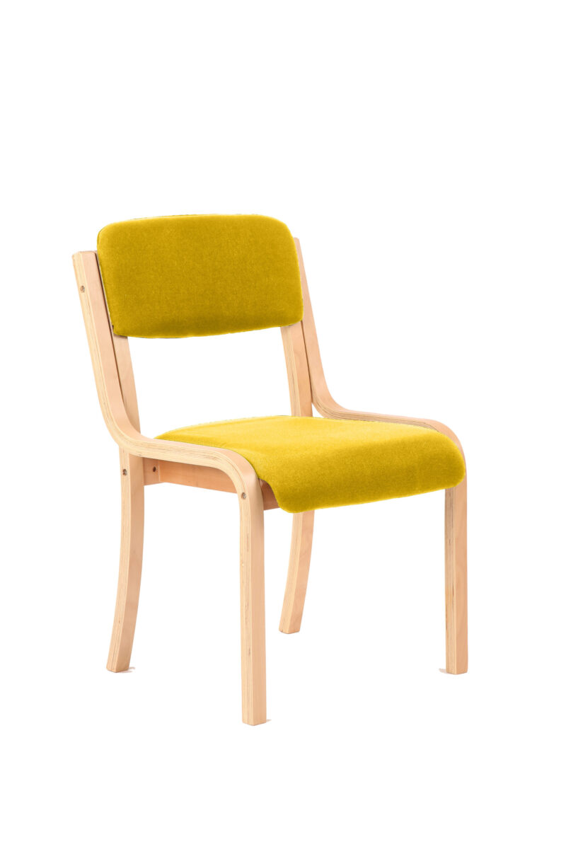 Spot Wooden Frame Visitor Chair with Arms - Image 15