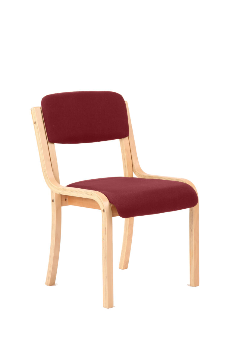 Spot Wooden Frame Visitor Chair with Arms - Image 16