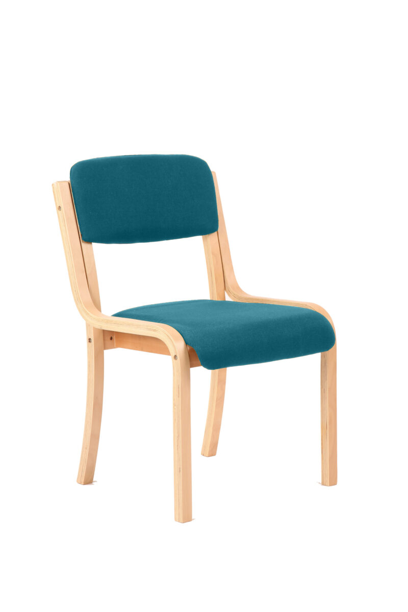 Spot Wooden Frame Visitor Chair with Arms - Image 17