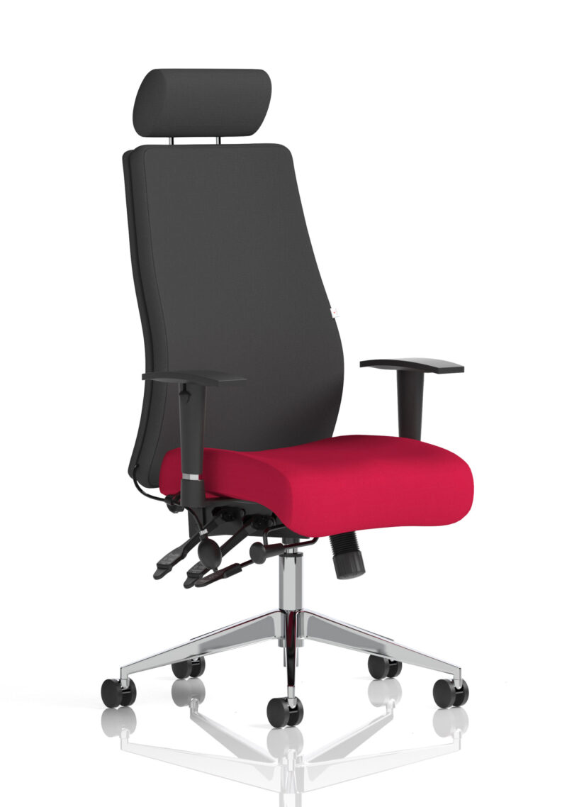 Crate High Back Ergonomic Posture Chair with Height Adjustable Arms - Image 34