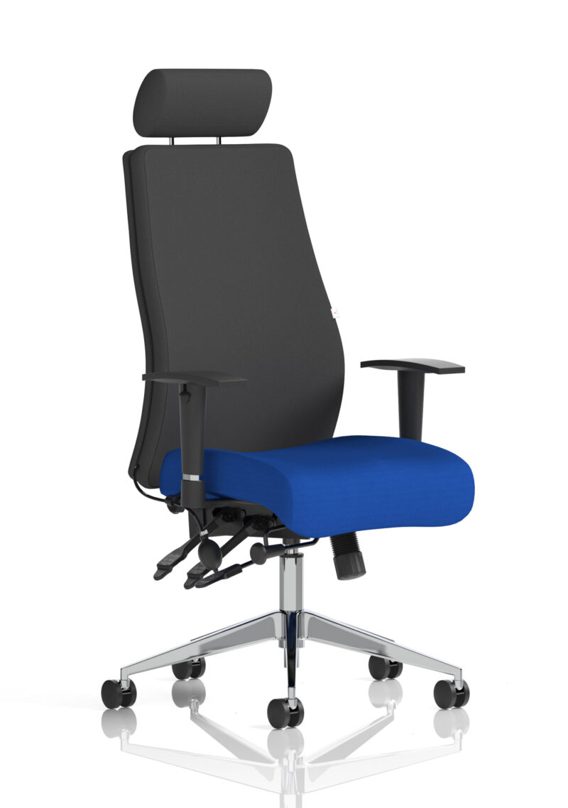Crate High Back Ergonomic Posture Chair with Height Adjustable Arms - Image 42