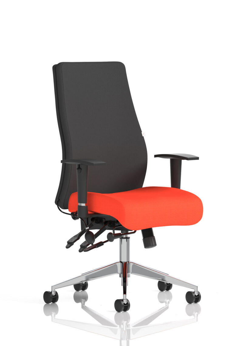 Crate High Back Ergonomic Posture Chair with Height Adjustable Arms - Image 45