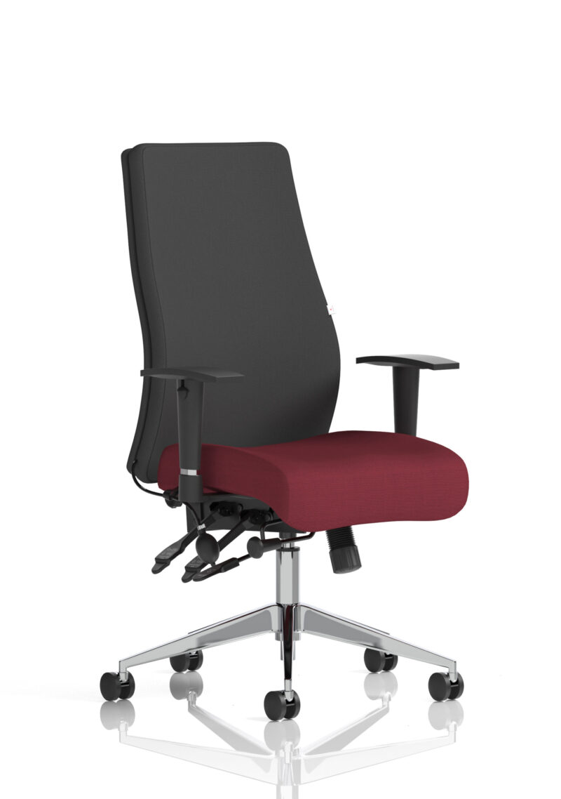 Crate High Back Ergonomic Posture Chair with Height Adjustable Arms - Image 53
