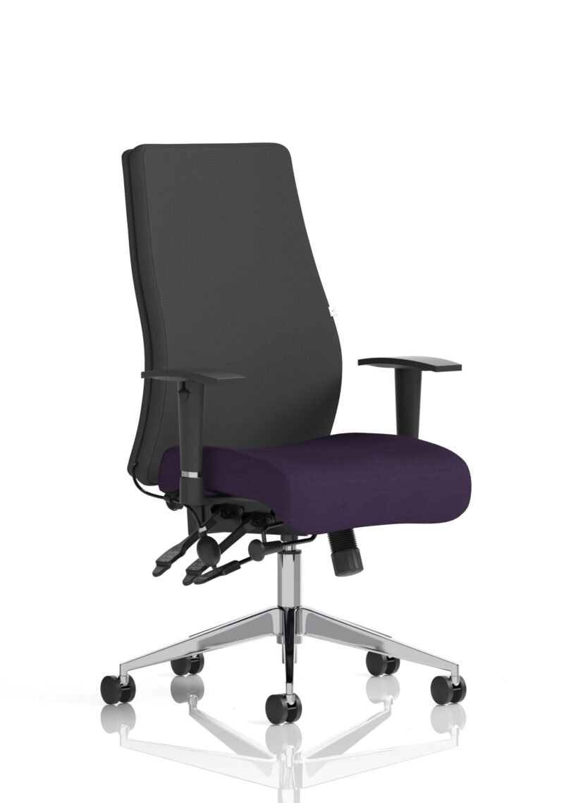 Crate High Back Ergonomic Posture Chair with Height Adjustable Arms - Image 61