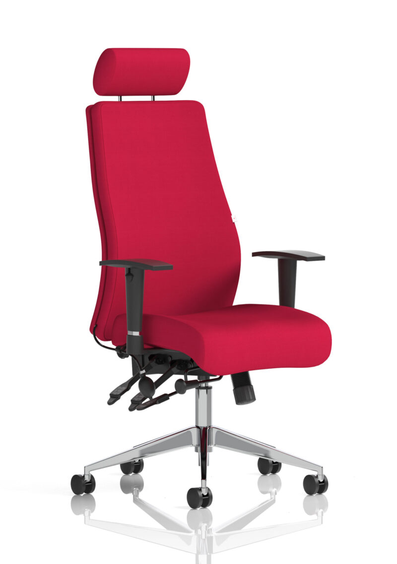 Crate High Back Ergonomic Posture Chair with Height Adjustable Arms - Image 36