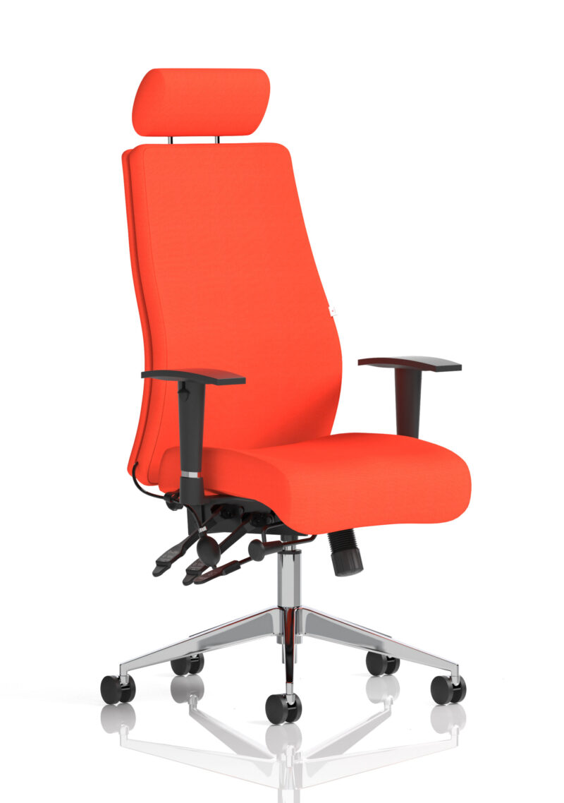Crate High Back Ergonomic Posture Chair with Height Adjustable Arms - Image 48