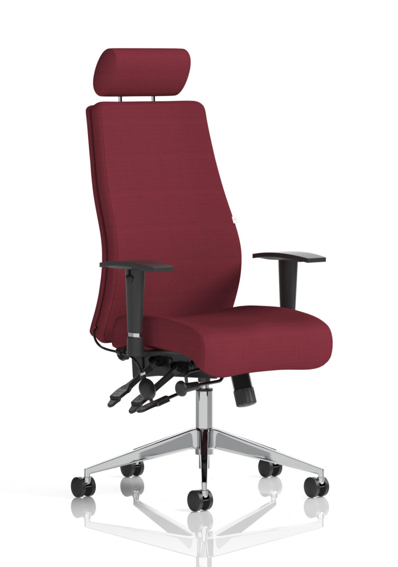 Crate High Back Ergonomic Posture Chair with Height Adjustable Arms - Image 56