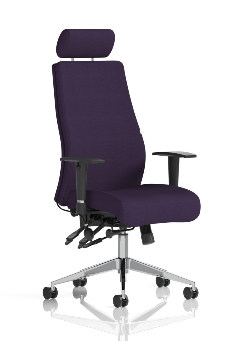 Crate High Back Ergonomic Posture Chair with Height Adjustable Arms - Image 64